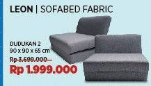 Promo Harga Leon Sofa Bed Lantai Fabric  - COURTS
