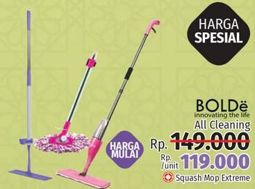 Promo Harga BOLDE Bolde Spin / Spray Mop  - LotteMart