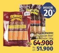 Promo Harga BERNARDI Delicatessen Sausage All Variants 310 gr - LotteMart