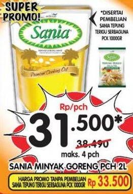 Promo Harga Sania Minyak Goreng 2000 ml - Superindo