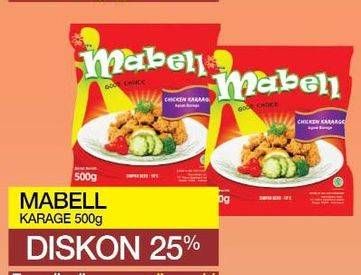 Promo Harga MABELL Chicken Karaage 500 gr - Yogya