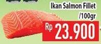 Promo Harga Salmon Fillet per 100 gr - Hypermart