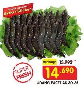 Promo Harga Udang Pancet AK 30-35 per 100 gr - Superindo