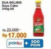 Promo Harga Dua Belibis Saus Cabe 340 ml - Indomaret