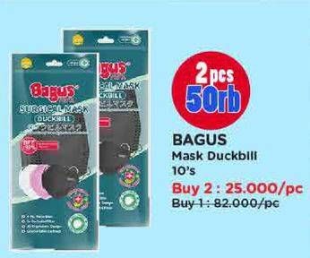 Promo Harga Bagus Surgical Mask Duckbill 10 pcs - Watsons