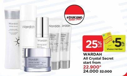 Promo Harga Wardah Crystal Secret Series 100 ml - Watsons