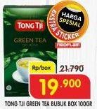 Promo Harga Tong Tji Teh Bubuk Green Tea 100 gr - Superindo