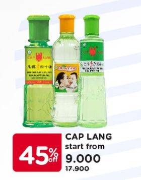 Promo Harga CAP LANG Minyak Kayu Putih/ Telon  - Watsons