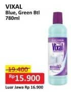 Promo Harga Vixal Pembersih Porselen Blue Extra Kuat, Green Kuat Harum 780 ml - Alfamart