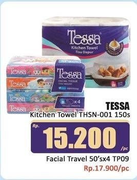 Promo Harga Tessa Kitchen Towel 150 sheet - Hari Hari