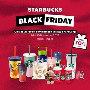 Promo Harga Black Friday  - Starbucks