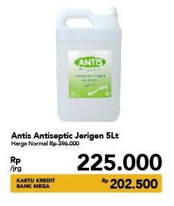 Promo Harga ANTIS Hand Sanitizer 5000 ml - Carrefour