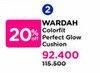 Promo Harga Wardah Colorfit Perfect Glow Cushion  - Watsons