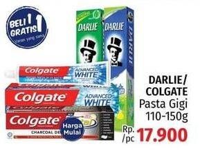 Promo Harga DARLIE/COLGATE Pasta Gigi 110 - 150gr  - LotteMart