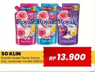 Promo Harga So Klin Royale Parfum Collection Sweet Floral, Sunny Day, Lavender Vanilla 680 ml - Yogya