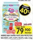 Promo Harga Merries Pants Skin Protection M50, L44, XL42, XXL34 34 pcs - Superindo