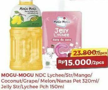Promo Harga Mogu Mogu Nata De Coco/Jelly  - Alfamart