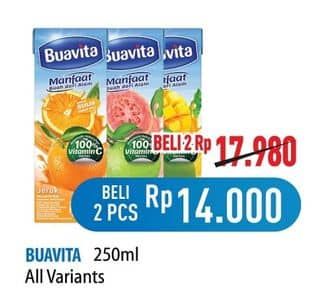 Promo Harga Buavita Fresh Juice All Variants 250 ml - Hypermart