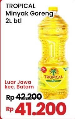 Promo Harga Tropical Minyak Goreng 2000 ml - Indomaret