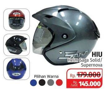 Promo Harga HIU Helm Saga Solid  - Lotte Grosir