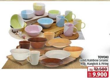Promo Harga Toyoki Ceramic Mug/Bowl/Plate  - Lotte Grosir