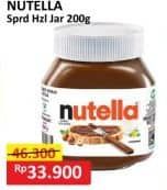 Promo Harga Nutella Jam Spread Chocolate Hazelnut 200 gr - Alfamart