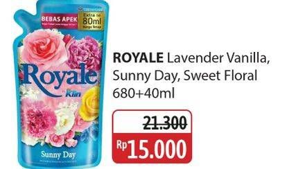 Promo Harga So Klin Royale Parfum Collection Sunny Day, Sweet Floral, Lavender Vanilla 720 ml - Alfamidi