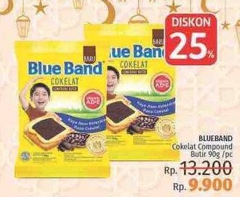 Promo Harga BLUE BAND Cokelat Compound Butir 90 gr - LotteMart