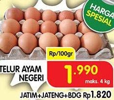 Promo Harga Telur Ayam Negeri  - Superindo