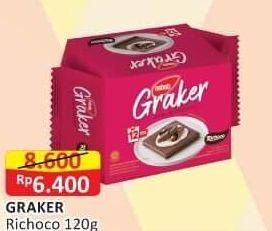 Promo Harga NABATI Graker Graham Crackers Richoco 120 gr - Alfamart