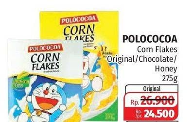 Promo Harga POLOCOCOA Corn Flakes Original 275 gr - Lotte Grosir