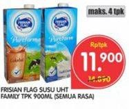 Promo Harga FRISIAN FLAG Susu UHT Purefarm All Variants 900 ml - Superindo