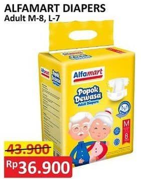 Promo Harga Alfamart Adult Diapers L7, M8 7 pcs - Alfamart