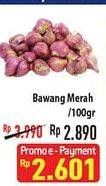 Promo Harga Bawang Merah per 100 gr - Hypermart