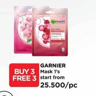 Promo Harga GARNIER Mask 28 gr - Watsons
