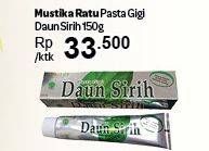 Promo Harga MUSTIKA RATU Pasta Gigi Daun Sirih 150 gr - Carrefour