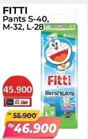 Promo Harga Fitti Pants S40, M32, L28 28 pcs - Alfamart