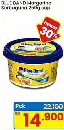 Promo Harga Blue Band Margarine Serbaguna 250 gr - Indomaret