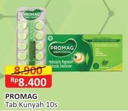 Promo Harga PROMAG Obat Sakit Maag Tablet 10 pcs - Alfamart