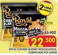 Promo Harga Belfoods Royal Nugget Mozzalicious, Cornflakes 250 gr - Superindo