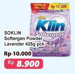 Promo Harga So Klin Softergent Purple Lavender 490 gr - Indomaret