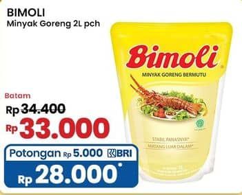 Promo Harga Bimoli Minyak Goreng 2000 ml - Indomaret