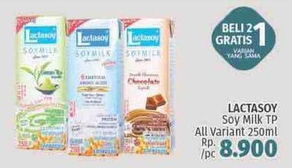 Promo Harga LACTASOY Soya Milk All Variants 250 ml - LotteMart