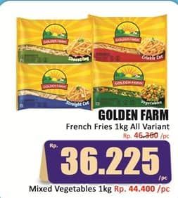 Promo Harga Golden Farm French Fries All Variants 1000 gr - Hari Hari