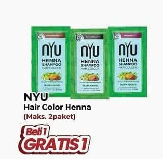Promo Harga NYU Henna Shampoo Hair Colour 20 ml - Yogya
