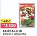 Promo Harga Tao Kae Noi Crispy Seaweed Hot Spicy, Original 15 gr - Alfamart
