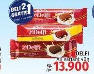Promo Harga DELFI Chocolate All Variants 50 gr - LotteMart