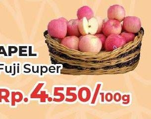 Promo Harga Apel Fuji Super All Variants per 100 gr - Yogya