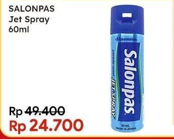 Promo Harga Salonpas Jet Spray 60 ml - Indomaret