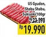 Harga Gyudon/Shabu Shabu/Sukiyaki